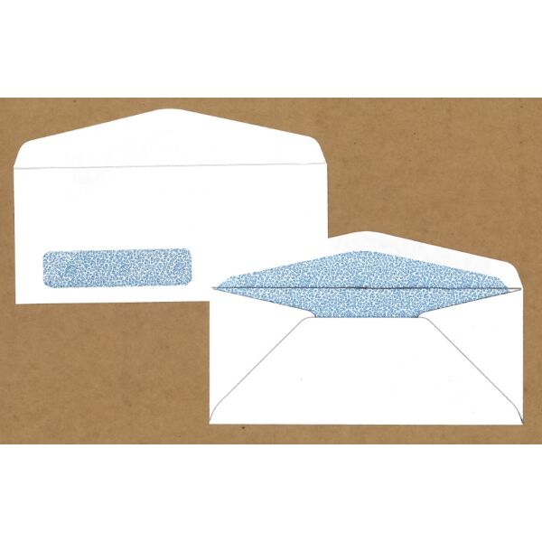 #10 Standard Window Envelopes With Blue Security Tint