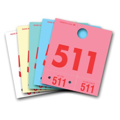 Colored Dispatch Numbers