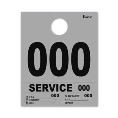 Heavy Brite 4-Part Dispatch Numbers (Grey)