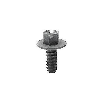 License Plate Screws -Slotted Hex Washer 