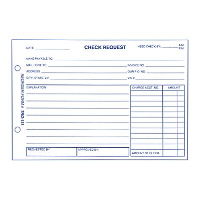 Check Request Form