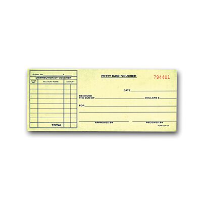 Petty Cash Voucher Form