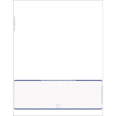 Standard Parkay Check Stock For #10 Envelopes 2K