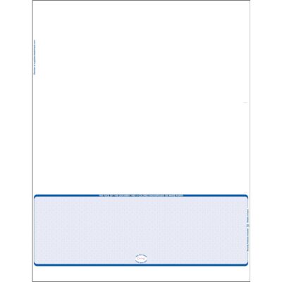 Standard Scallop Check Stock For #10 Envelopes 2K