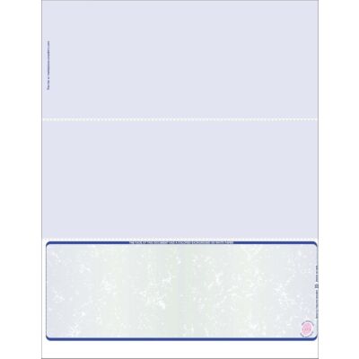 Premium Prismatic Check Stock For #10 Envelopes 2K-Blue Green Blue