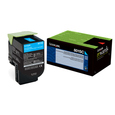 Lexmark Toner CX310, CX410, CX510 Cyan 2K