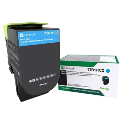 Lexmark CS417, CS517, CX417, CX517 Cyan Toner 3.5K